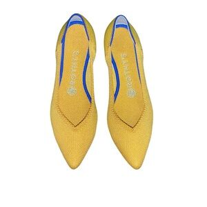 Rothys The Point Flats Marigold Yellow Classic Women’s Size 7